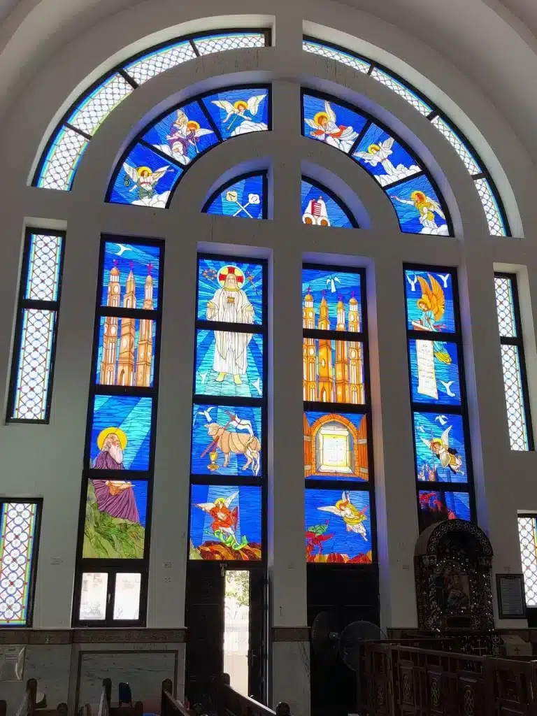 Interior of St. Shenouda Church in Hurghada