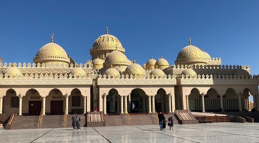 El Mina Mosque in Hurghada by the Red Sea