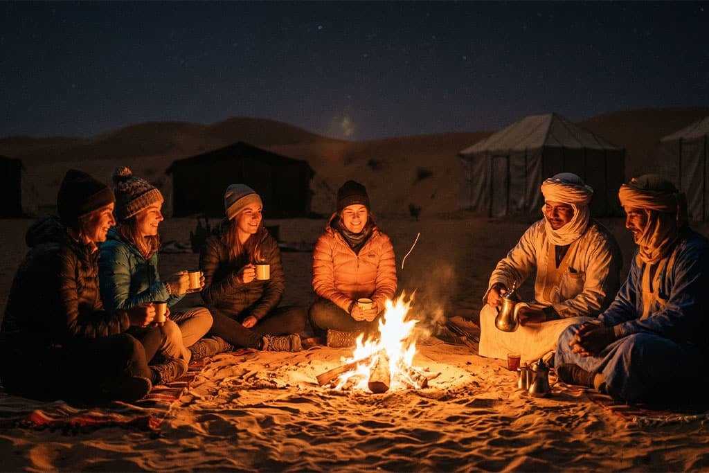 Campfire gathering hurghada desert safari, quad biking hurghada