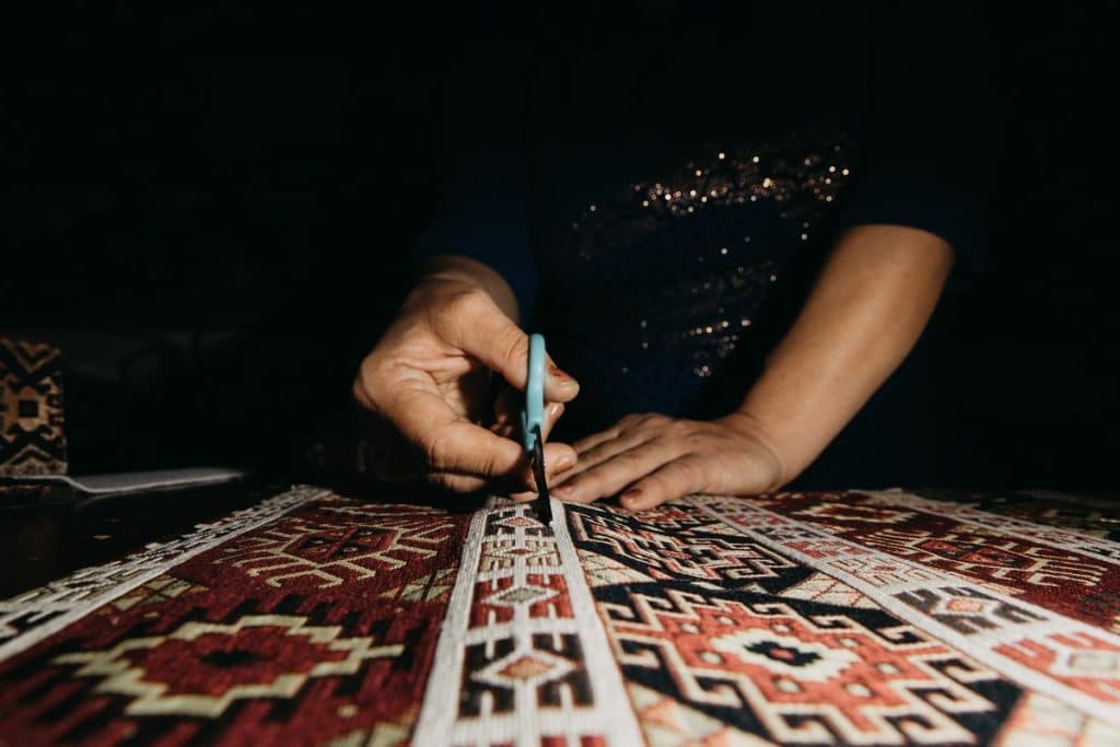 Artisan cutting fabric pricing handmade crafts, telescope for stargazing