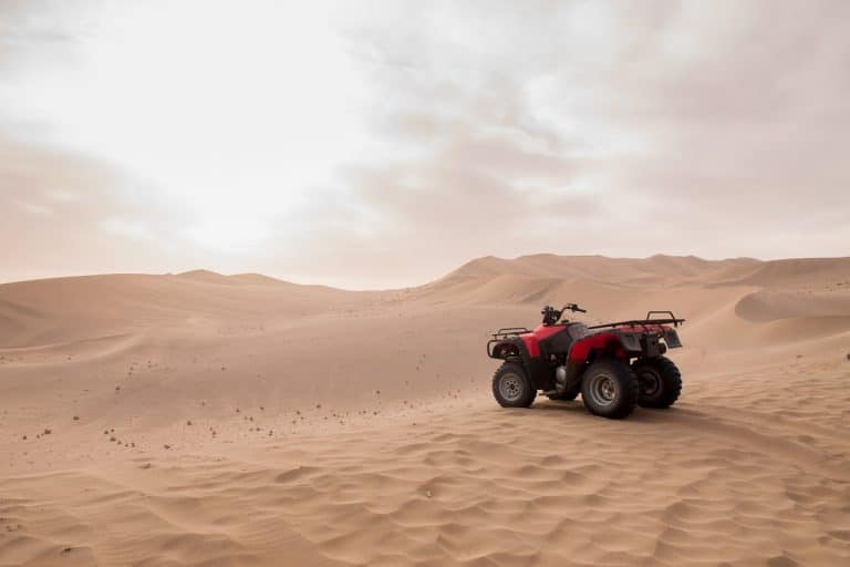 in the Hurghada desert quad biking, buggy tour