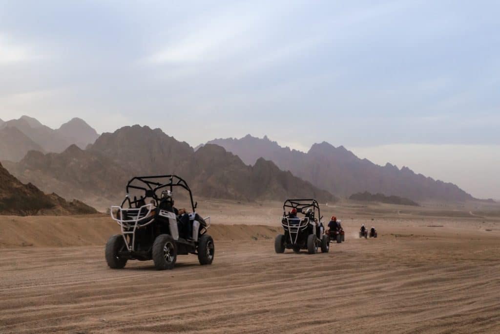 Dune buggy riding in the desert quad biking, atv tour