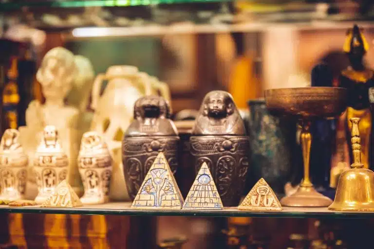 Artifacts from the Giza Pyramids on a day trip to pyra day trip to pyramids from cairo, private tour giza pyramids and sphinx