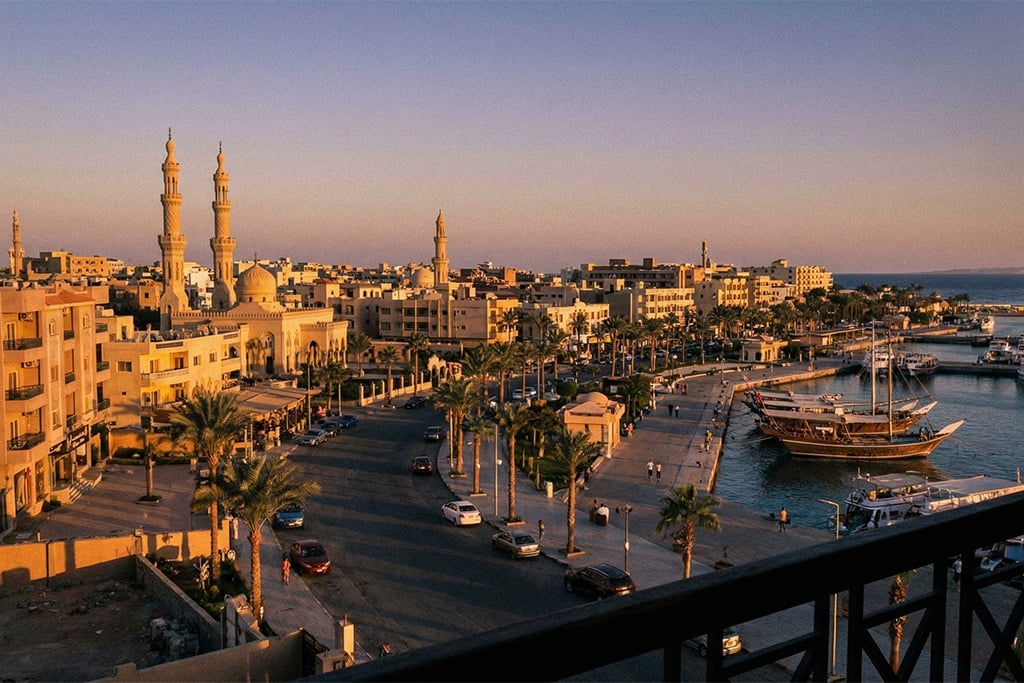 Scenic view of Hurghada city tour booking, guided city tour