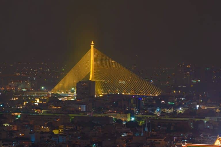 Illuminated skyline near Cairo, khan khalili, egyptian museum egypt