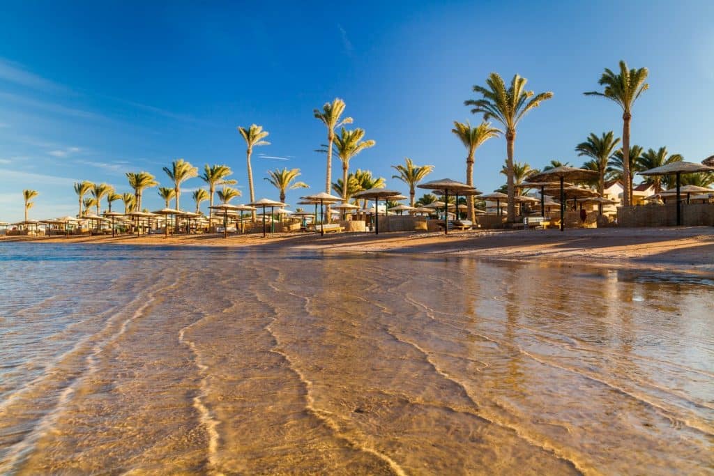 Beautiful beach scene in Hurghada, perfect hurghada quad biking, hurghada desert safari