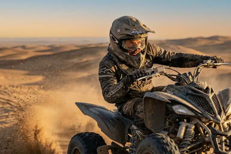 Rider enjoying atv tour near me, desert atv tours