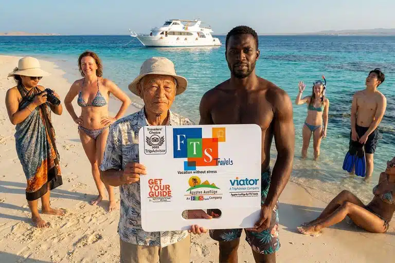 Group of travelers preparing snorkeling near me