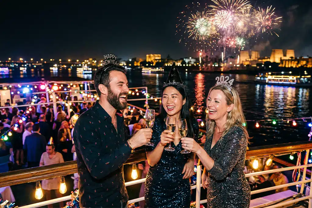 Celebrating New Year nile cruise luxor to aswan, nile cruise from cairo