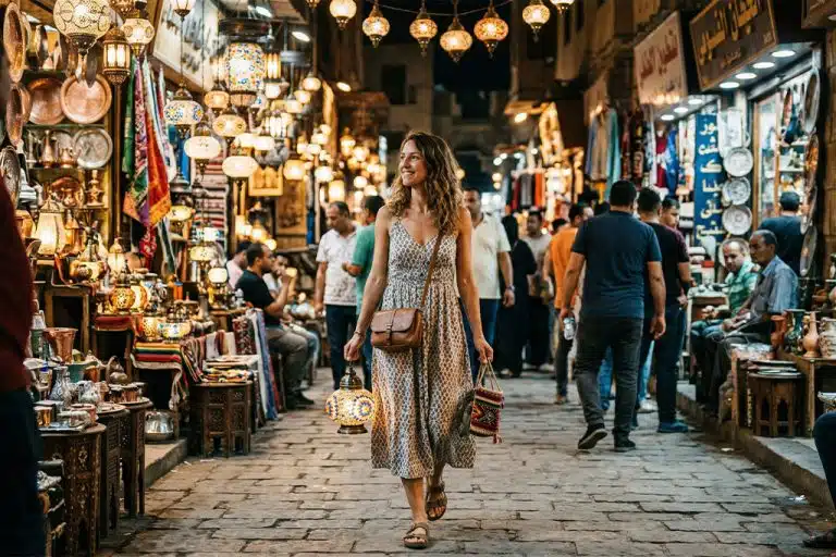 Vibrant market scene in Cairo Giza Pyramids tour, cairo pyramids tour