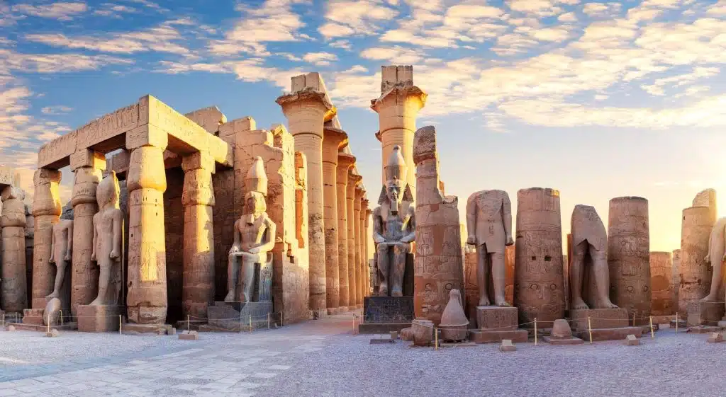 Luxor Temple showcasing ancient Egyptian architecture luxor nile cruise, nile river dinner cruise