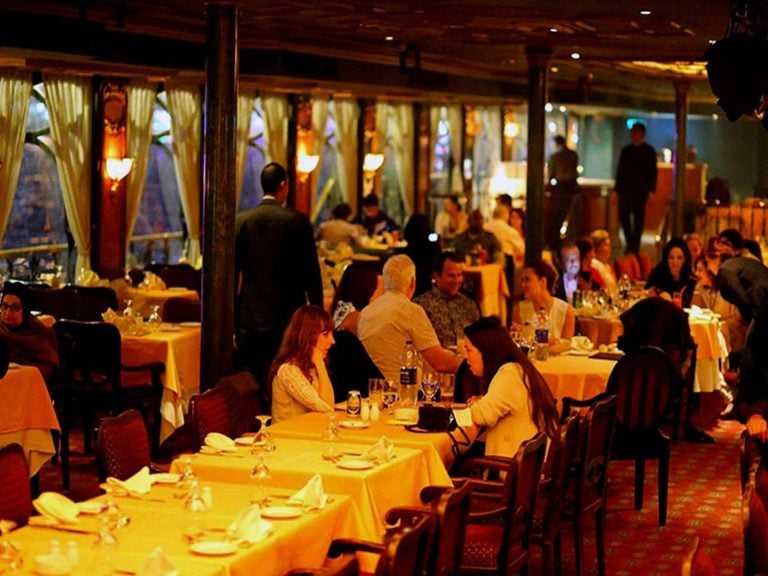 Cairo Nile Dinner Cruise: Private Evening with Live Shows & Open Buffet with Hotel Pickup
